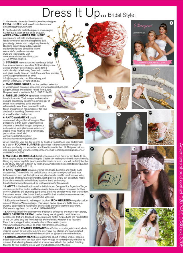 Wedding shoes from Mandarina Shoes