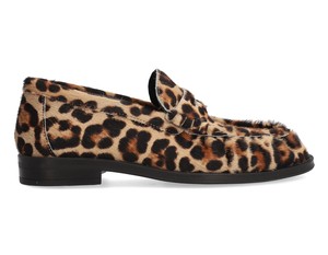 animal print ponyskin loafers