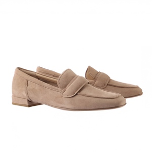 suede penny loafer