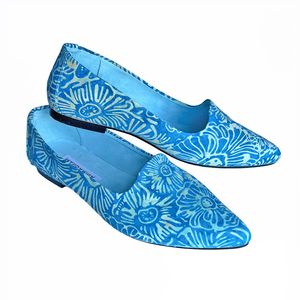 Blue batik pattern Shoes