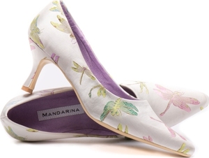 classic satin wedding court shoes