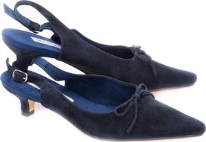 navy suede kitten heels