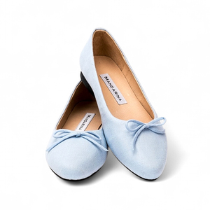pale blue pumps