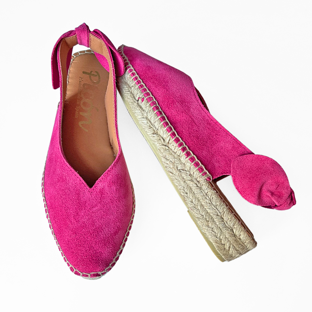 Pink Wedge Espadrilles